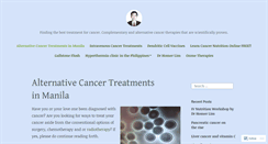 Desktop Screenshot of cancerhealerph.com