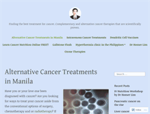 Tablet Screenshot of cancerhealerph.com